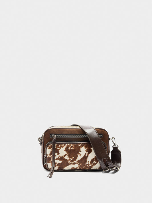 Crossbody Bag With Leather Details