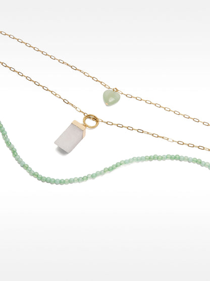 Set Of Necklaces With Stones