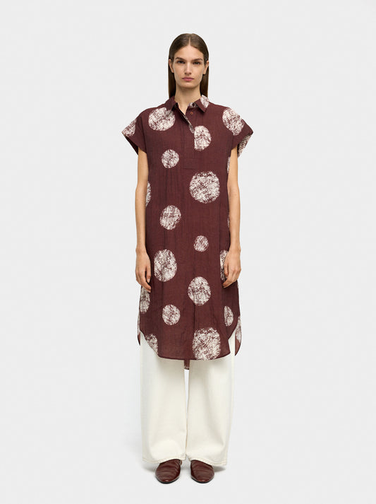 Printed Shirt Dress