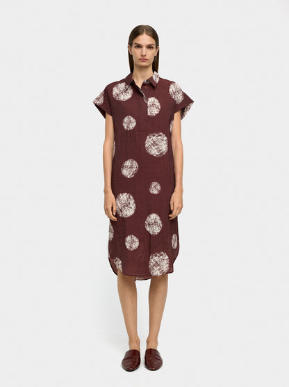 Printed Shirt Dress
