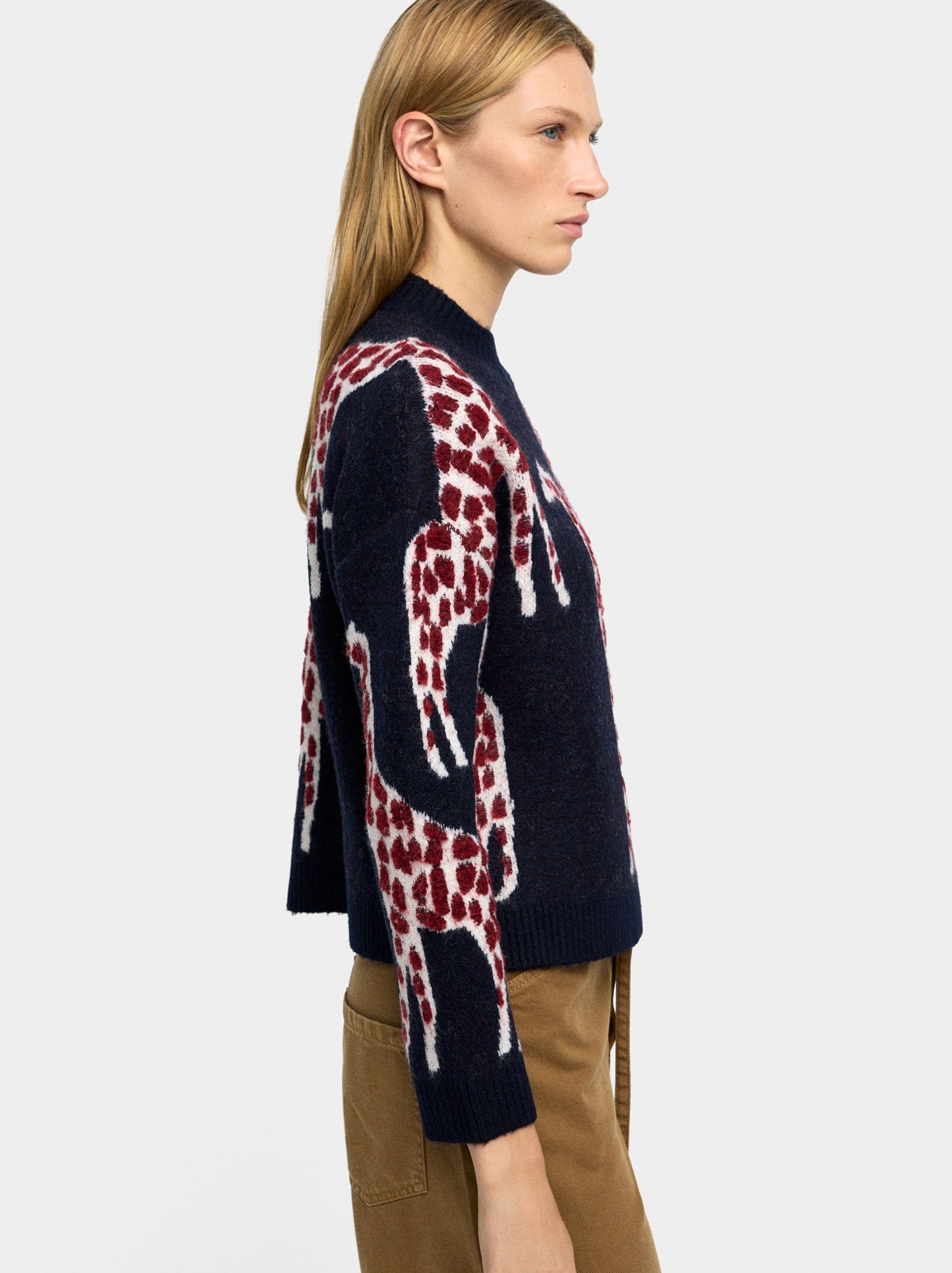 Jacquard Knit Sweater