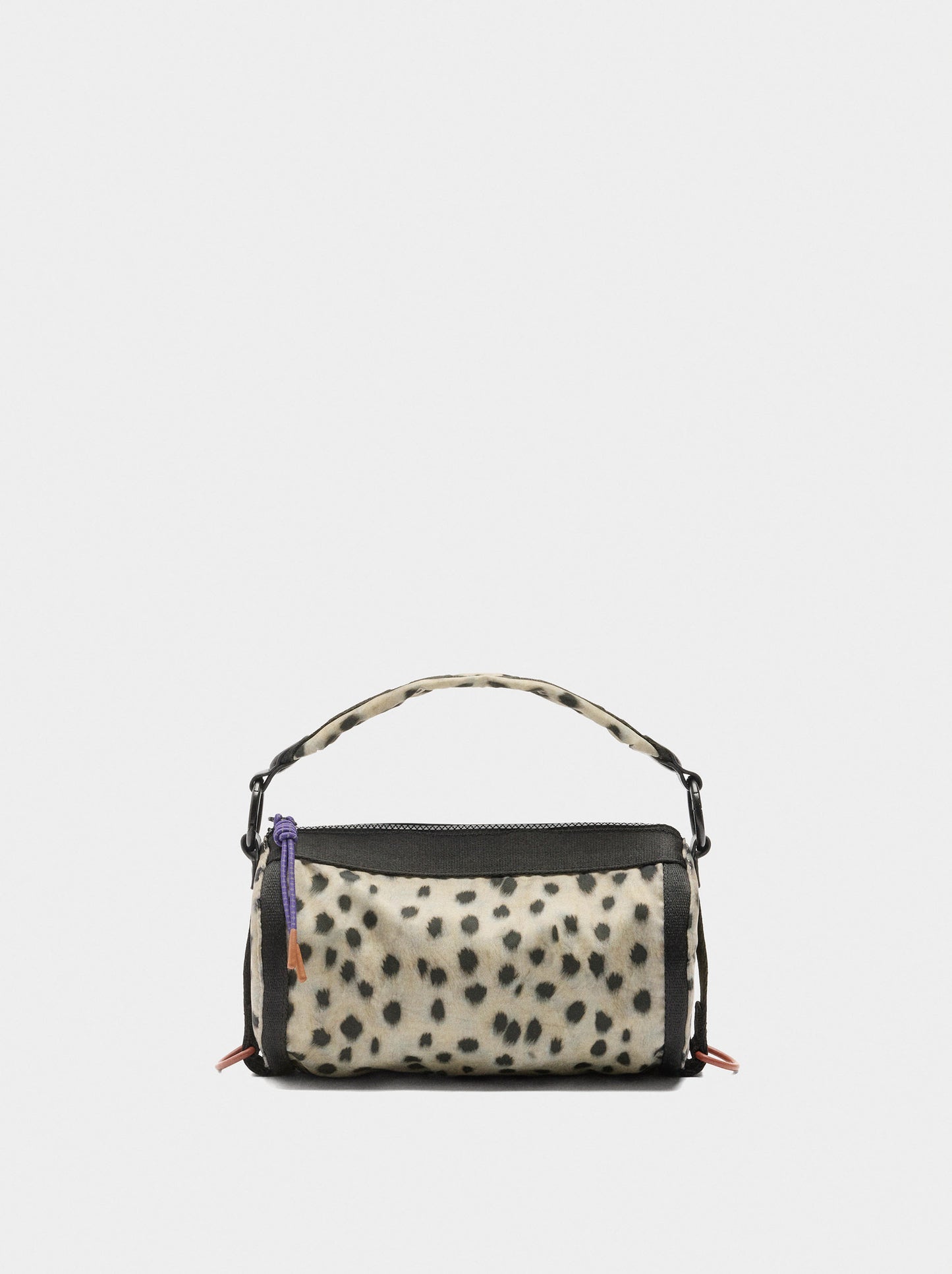 Animal Print Nylon Bowling Bag