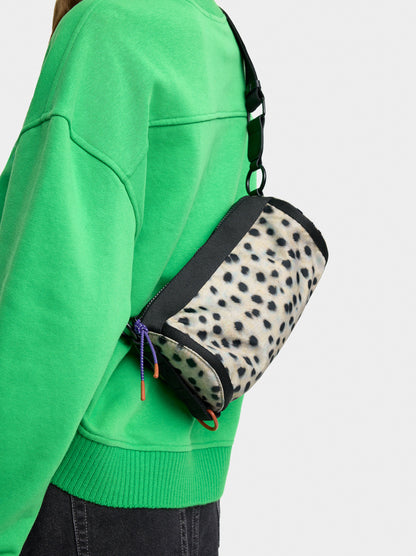 Animal Print Nylon Bowling Bag