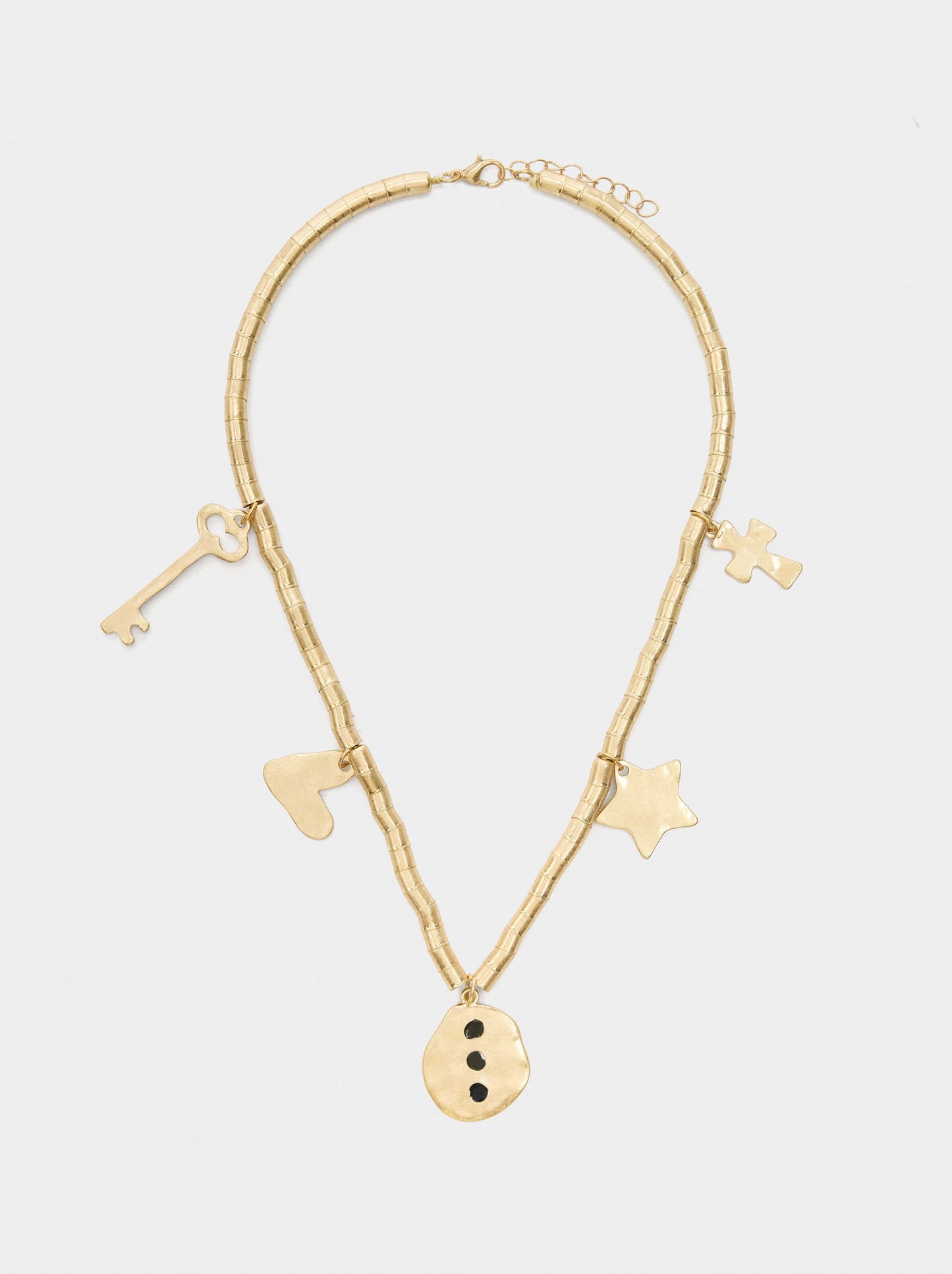 Gold Necklace With Pendants
