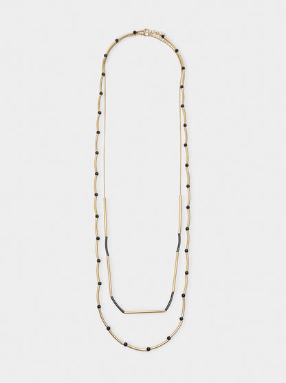 Necklace With Resin Beads