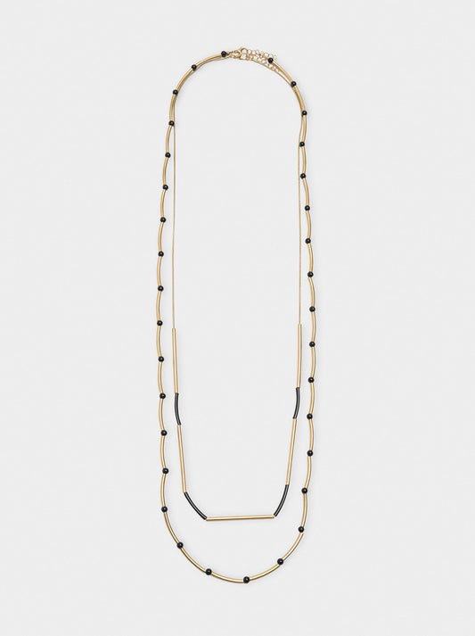 Necklace With Resin Beads