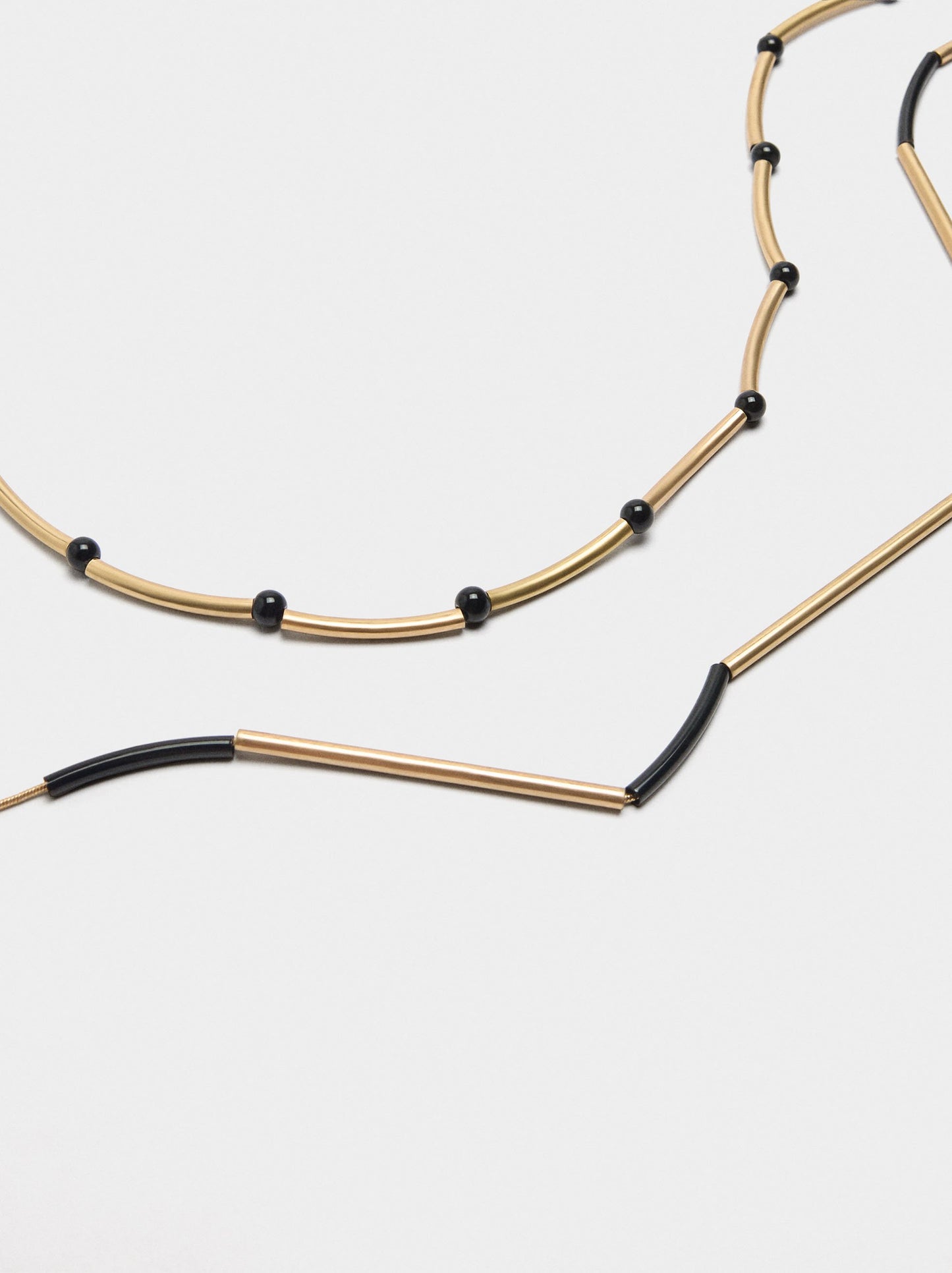 Necklace With Resin Beads