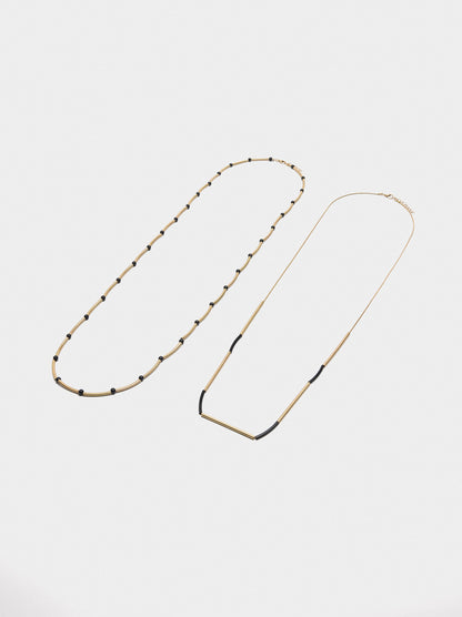 Necklace With Resin Beads