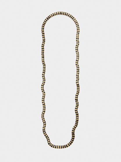 Long Necklace With Snake Chain