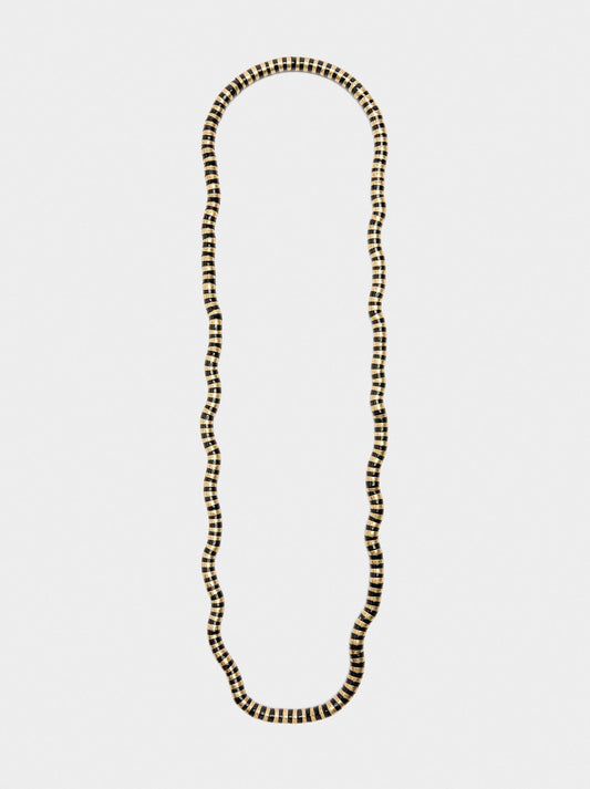 Long Necklace With Snake Chain