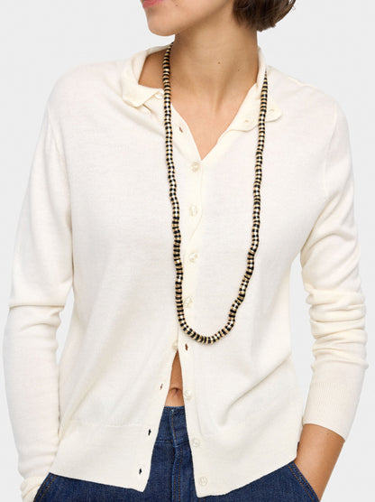 Long Necklace With Snake Chain