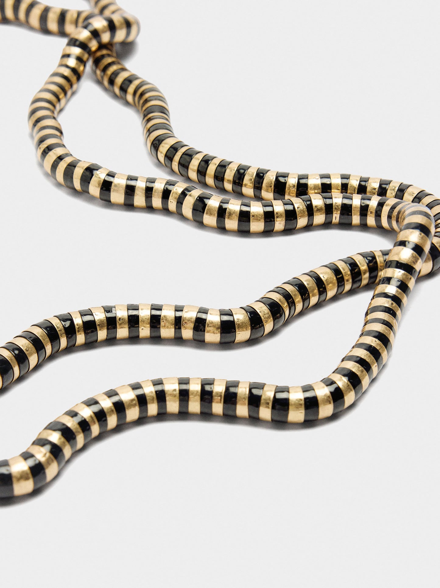 Long Necklace With Snake Chain