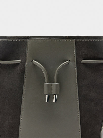 Bucket Bag With Leather M