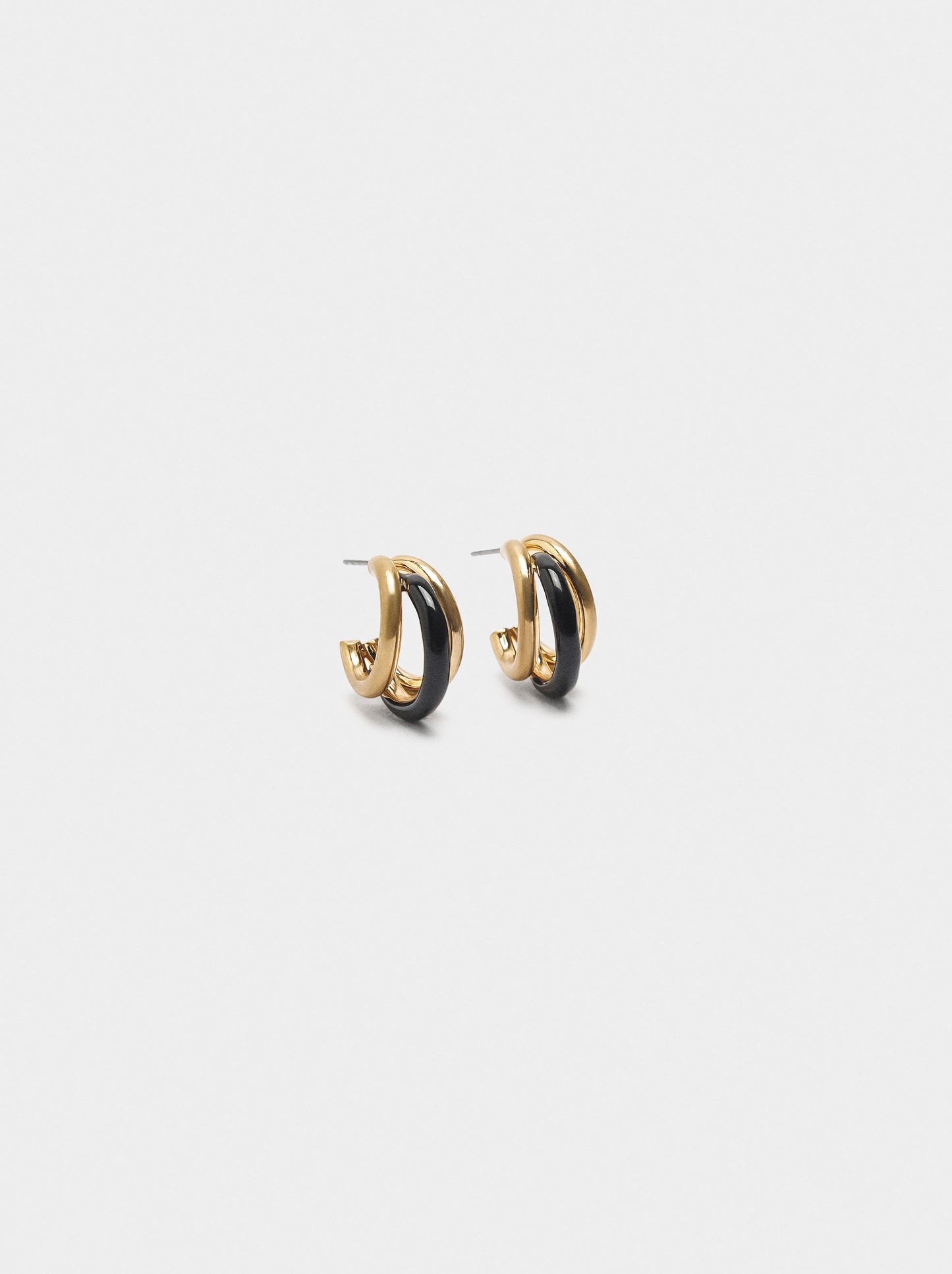 Hoop Earrings With Enamel