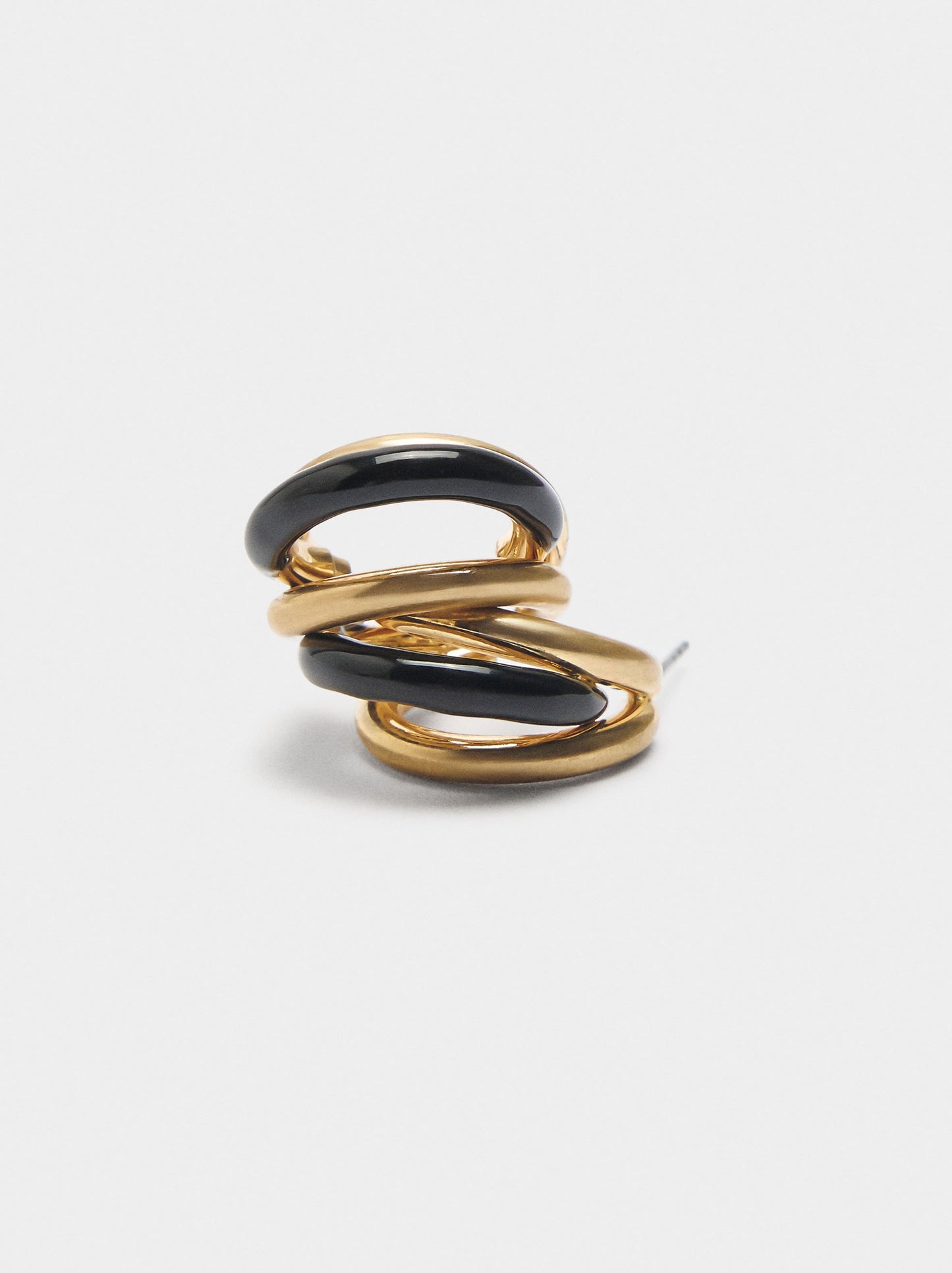 Hoop Earrings With Enamel