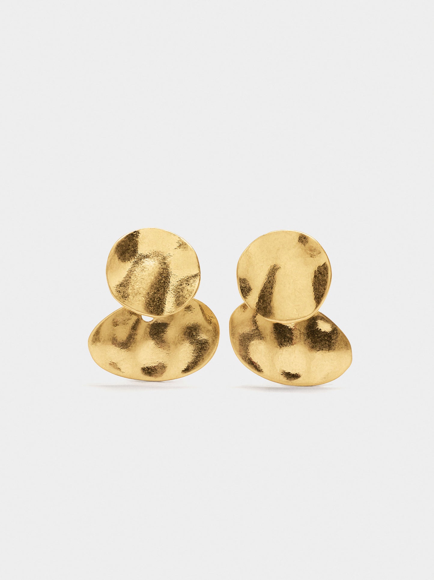 Short Round Earrings