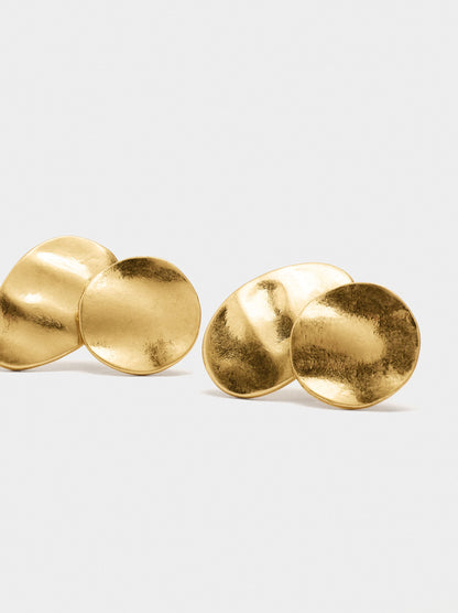 Short Round Earrings