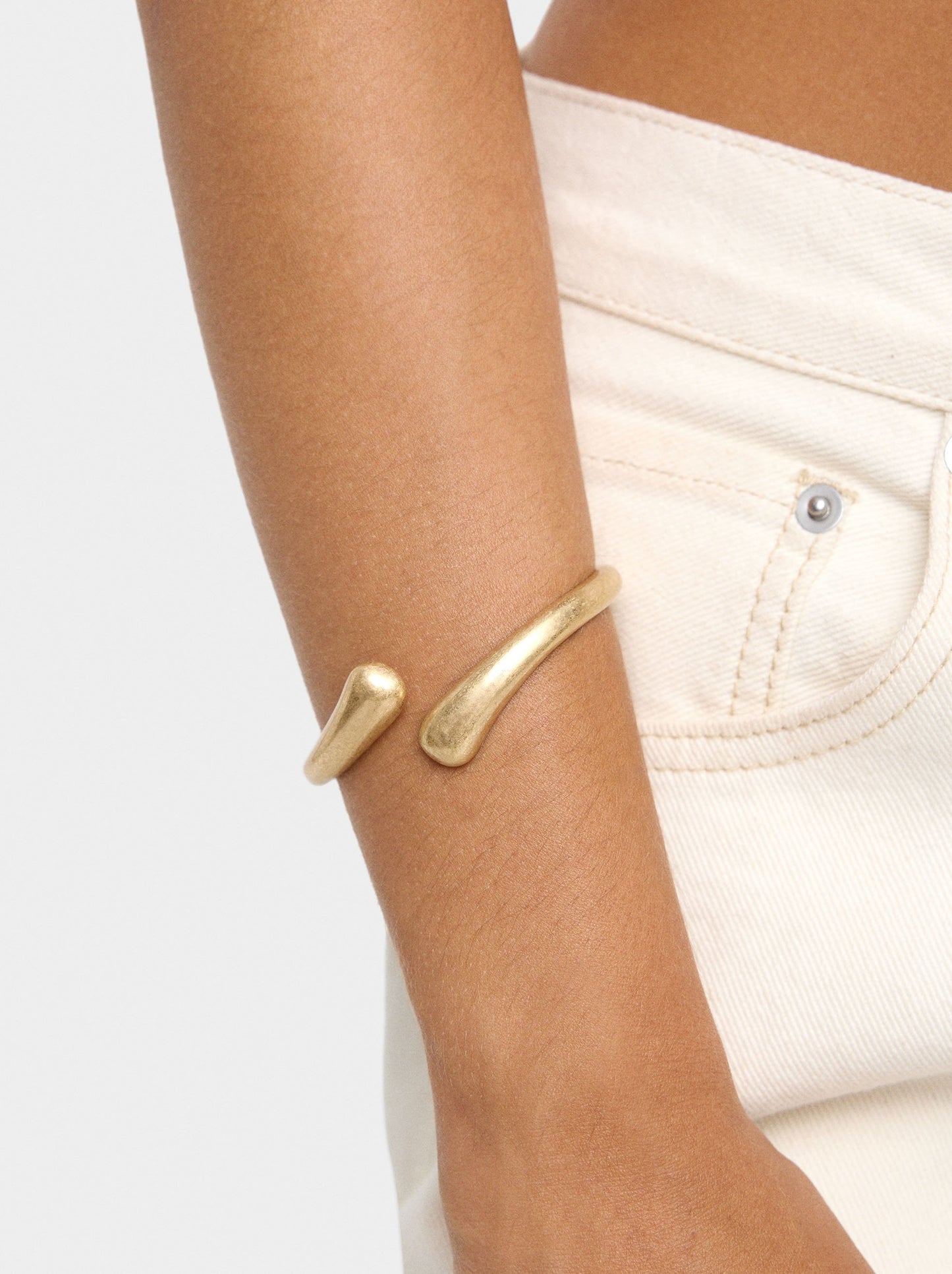 Open Crossed Bracelet