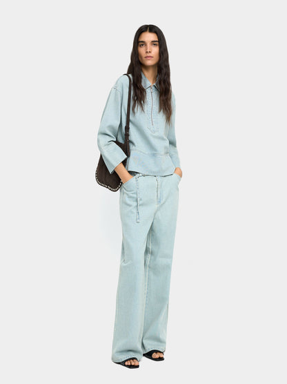 Straight Jeans With Belt