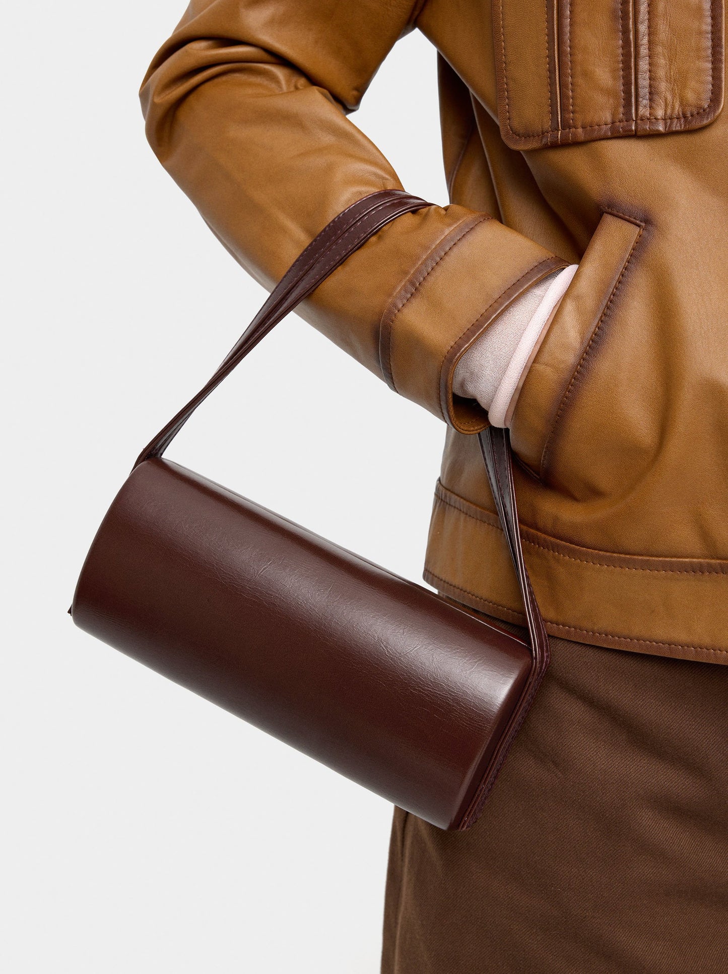 Cylindrical Evening Clutch