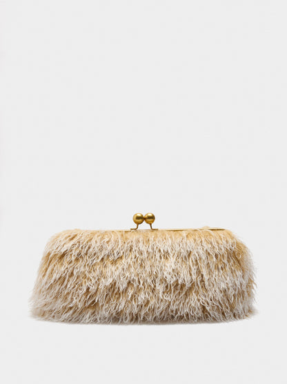 Party Bag With Fur Effect