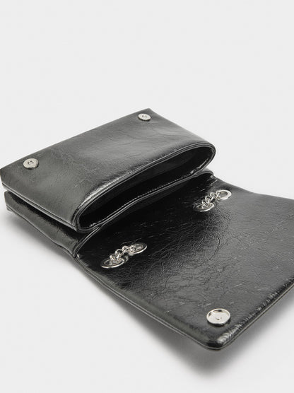 Double Shoulder Bag With Studs