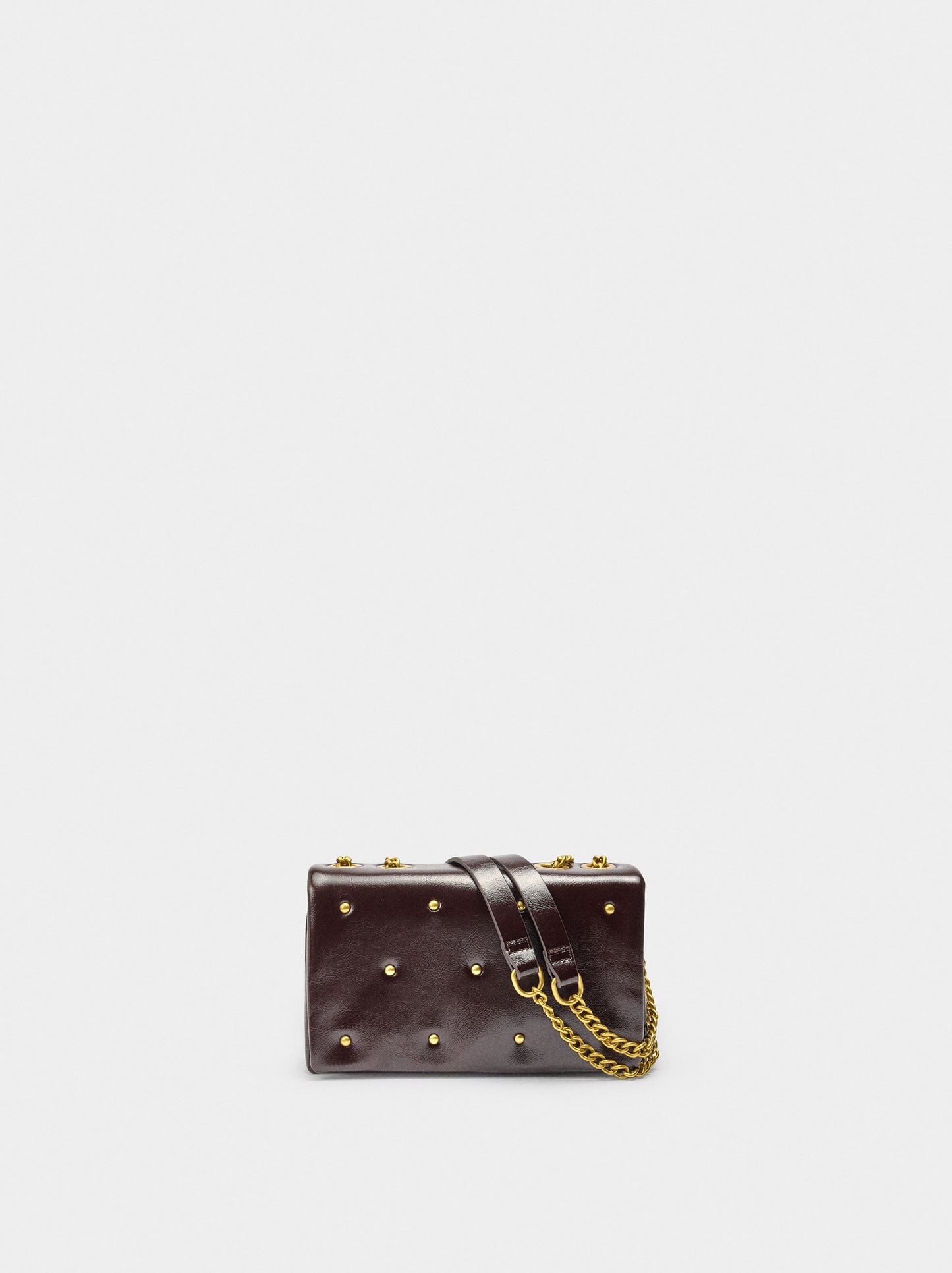 Double Shoulder Bag With Studs
