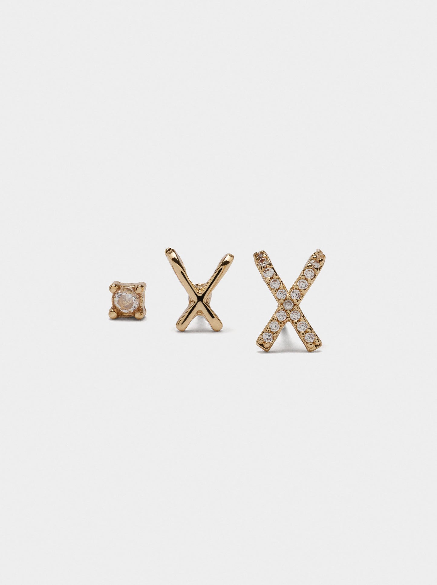 Zirconia Earring Set