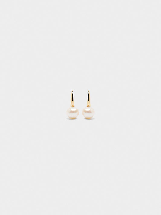 Short Earrings With Freshwater Pearls
