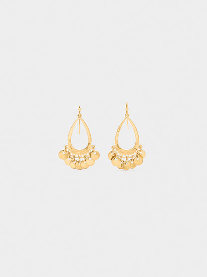 Drop Earrings With Medals