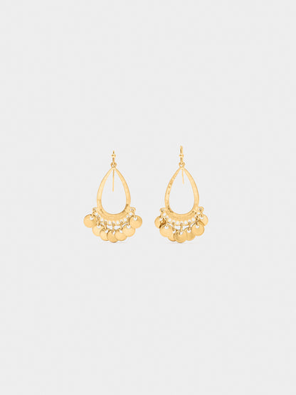 Drop Earrings With Medals