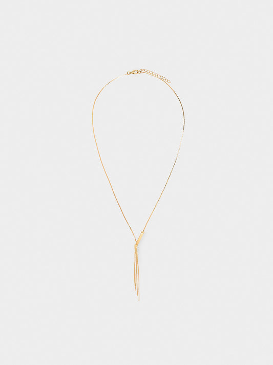 Necklace With Fringe Pendant