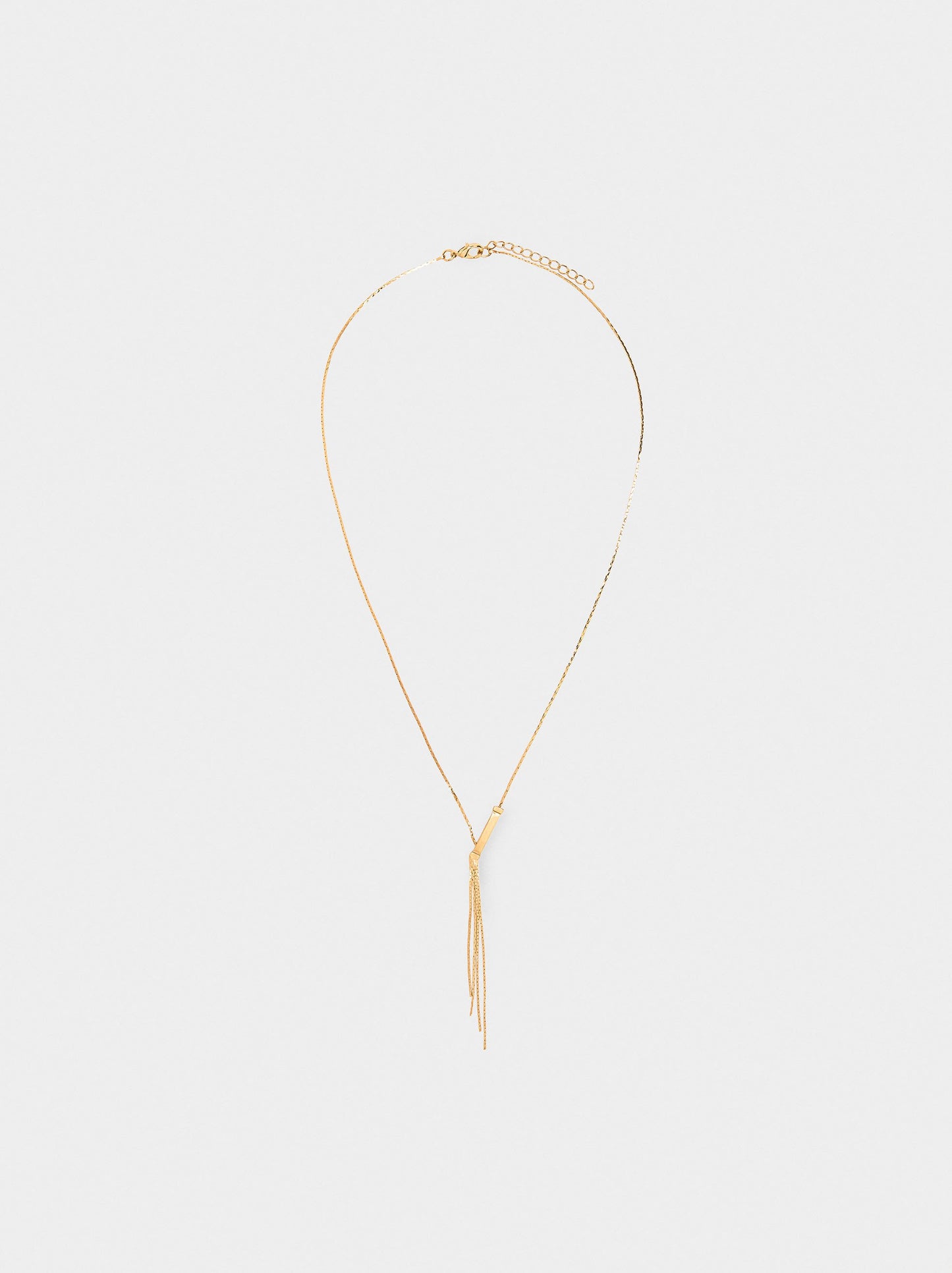 Necklace With Fringe Pendant