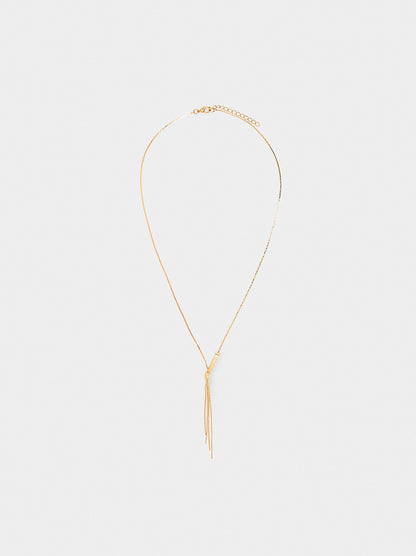 Necklace With Fringe Pendant