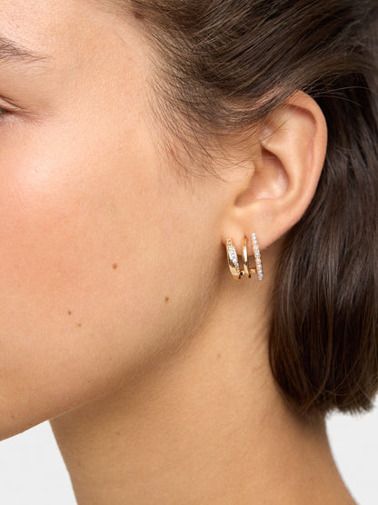 Earrings With Multi-Hoop Effect