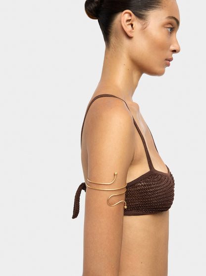 Spiral Bracelet With Spheres