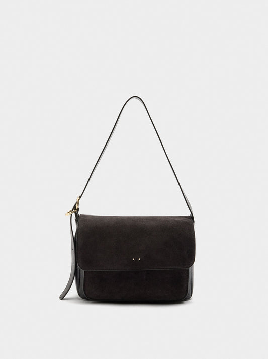 Crossbody Bag With Leather Details