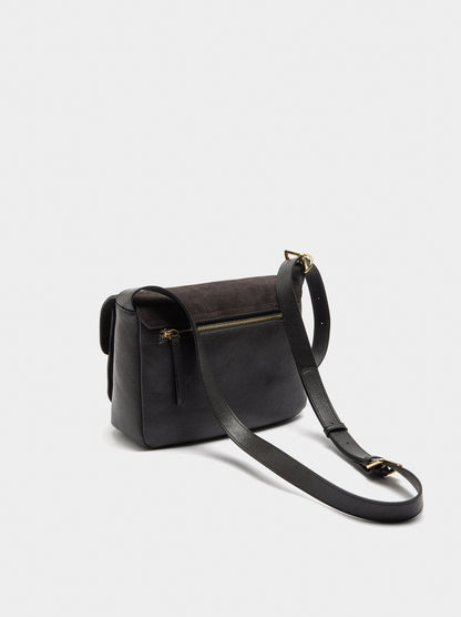 Crossbody Bag With Leather Details