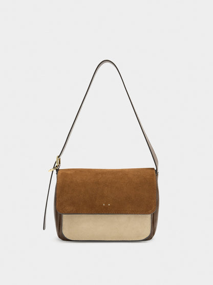 Crossbody Bag With Leather Details