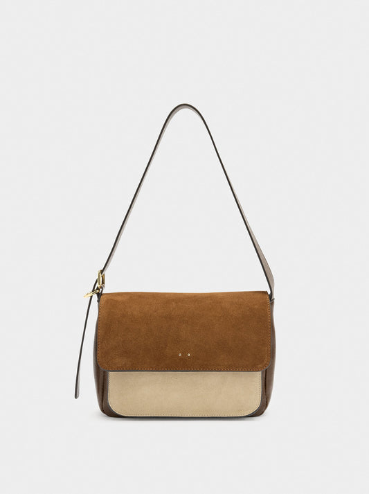 Crossbody Bag With Leather Details