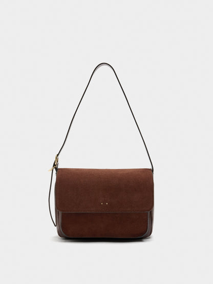 Crossbody Bag With Leather Details