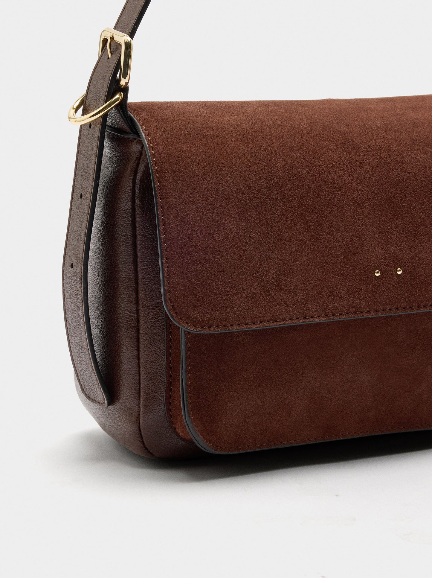 Crossbody Bag With Leather Details