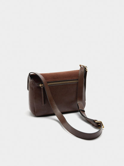 Crossbody Bag With Leather Details