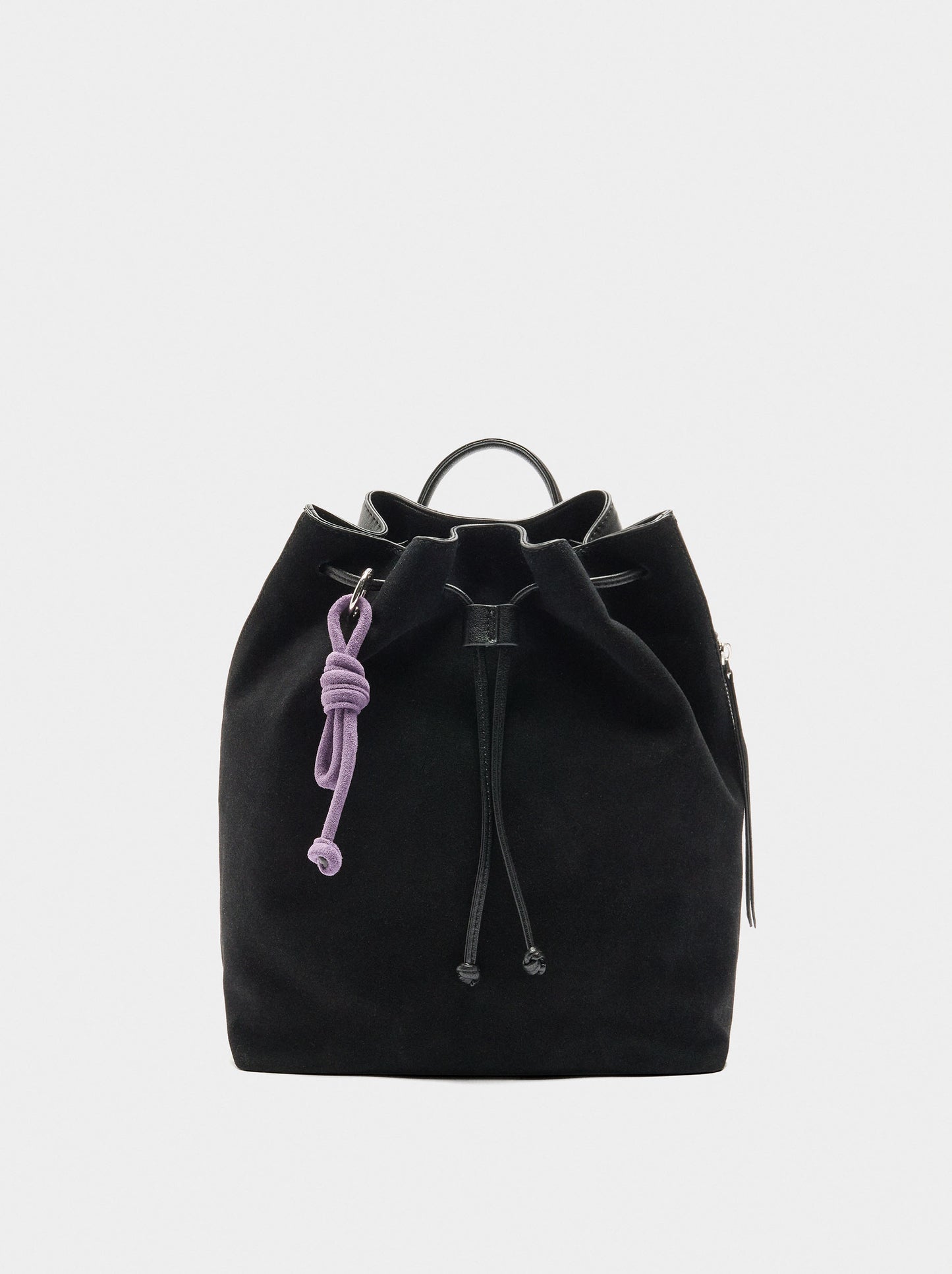 Backpack With Leather Details