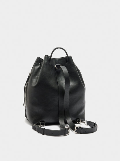Backpack With Leather Details
