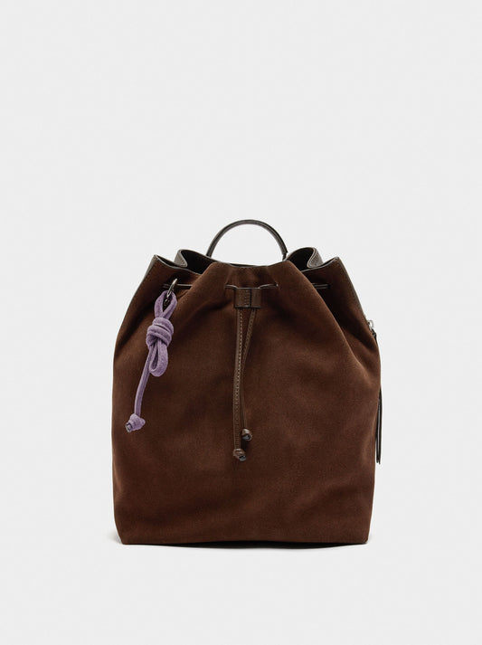 Backpack With Leather Details