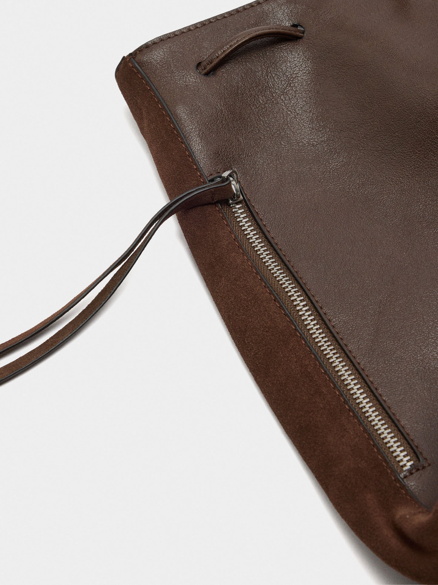 Backpack With Leather Details