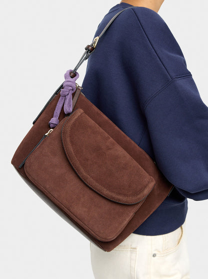 Shoulder Bag With Leather