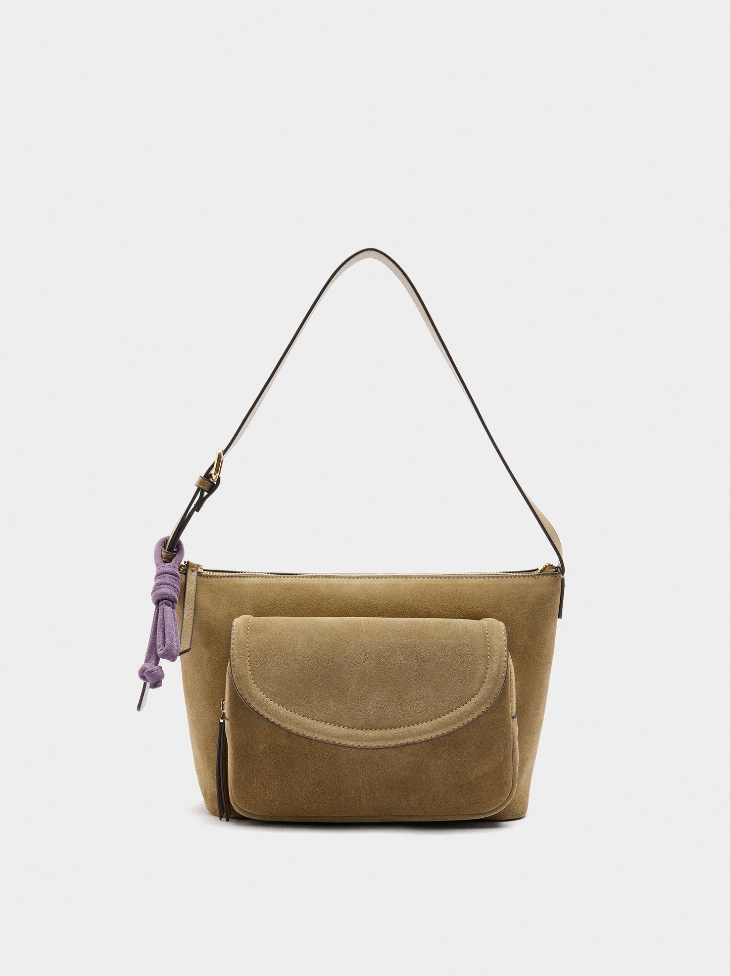 Shoulder Bag With Leather