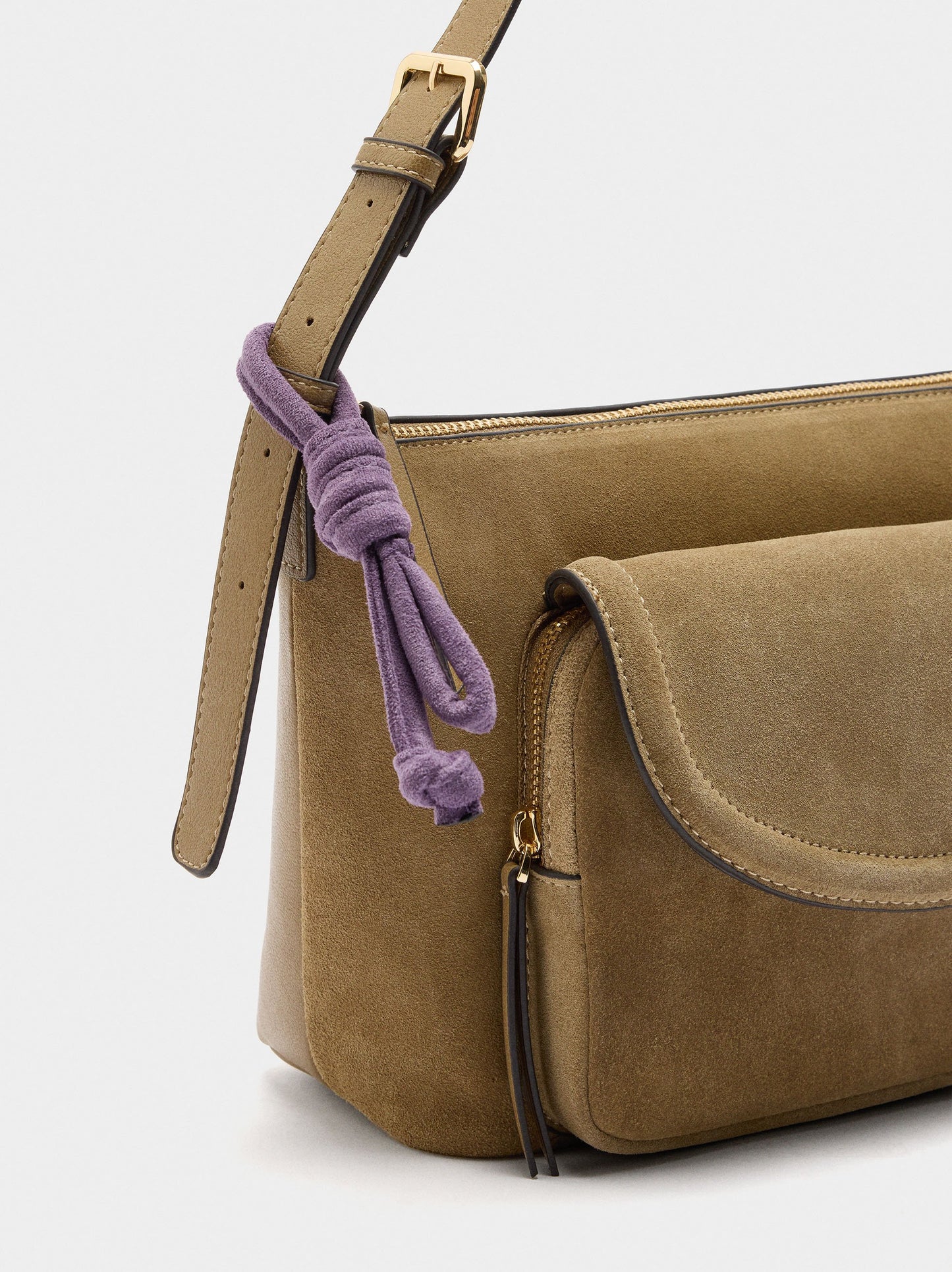 Shoulder Bag With Leather